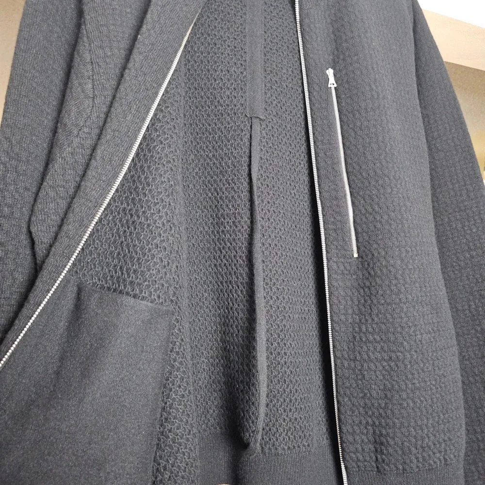 Nike Every Stitch Considered Cashmere Wool Jacket Mens XXL Black